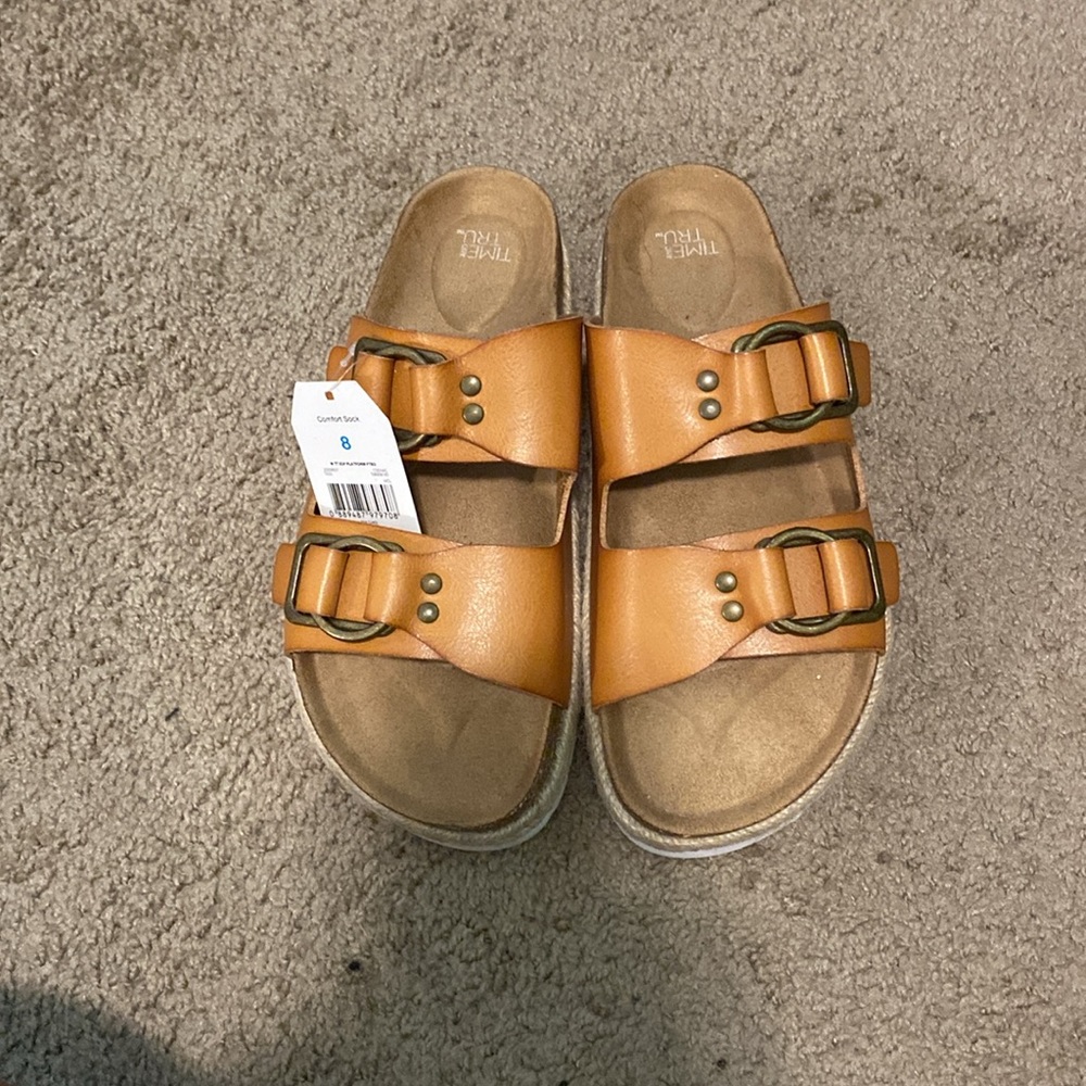 TIME and Tru Sandals, size 8 NWT